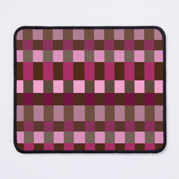 Item preview, Brown and Pink Grid Check designed and sold by OneThreeSix.