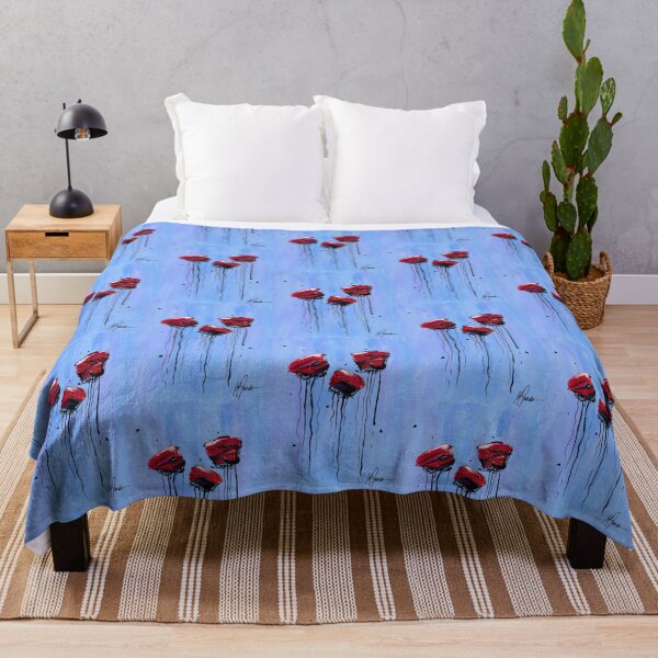 Item preview, Dancing Flowers - Blue designed and sold by mary garrone studio.