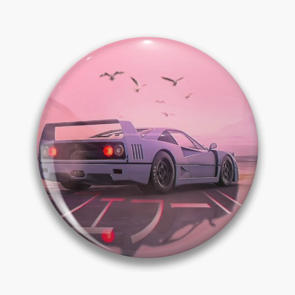 Artikelvorschau, JDM Ferrari F40 – Japanese Street Style Supercar Poster entworfen und verkauft von Road To Track.