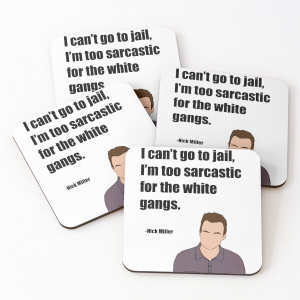 Item preview, Nick from New Girl quote, can’t go to jail designed and sold by Alyssabutcherart.