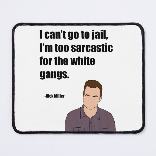 Item preview, Nick from New Girl quote, can’t go to jail designed and sold by Alyssabutcherart.