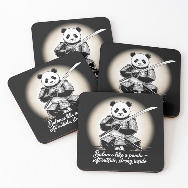 Item preview, The Zen Samurai Panda – Soft Heart, Strong Spirit designed and sold by AndrewYoko.