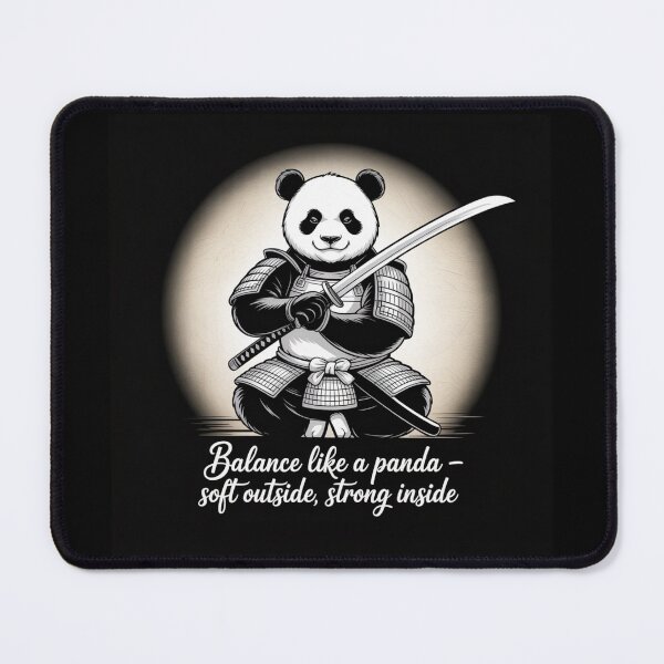 Item preview, The Zen Samurai Panda – Soft Heart, Strong Spirit designed and sold by AndrewYoko.
