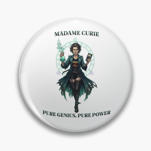Artikelvorschau, Madame Curie – ein wahres Genie, pure Kraft entworfen und verkauft von King Arthur's Hall.
