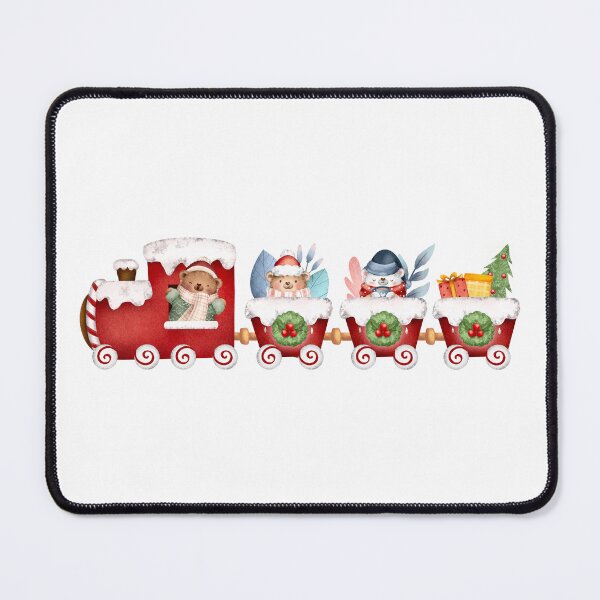 Item preview, Polar Express Bears - Cute Christmas Train Ride designed and sold by FuzionRaptor.