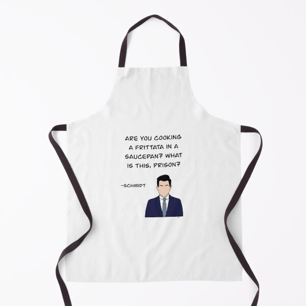 Item preview, Schmidt from New Girl quote, frittata in a saucepan designed and sold by Alyssabutcherart.