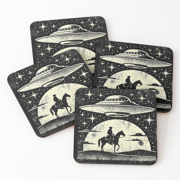 Item preview, UFO | Alien | Desert | Sci Fi | Western designed and sold by Jcat7.