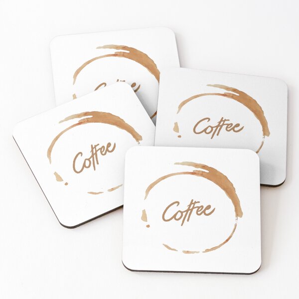 Item preview, Coffee Stain Aesthetic Design – Minimal Coffee Lovers Art designed and sold by CozyPrint-CP.