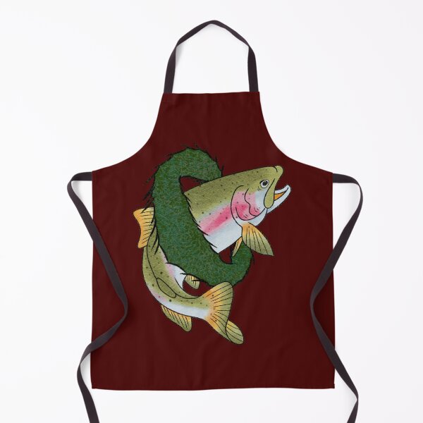 Item preview, Fishmas Wreath — Holiday Rainbow Trout designed and sold by DerpCat Sketches.