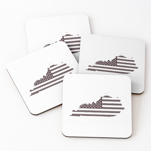 Item preview, kentucky State Stars & Stripes Silhouette – Black and White designed and sold by Paper Drip.