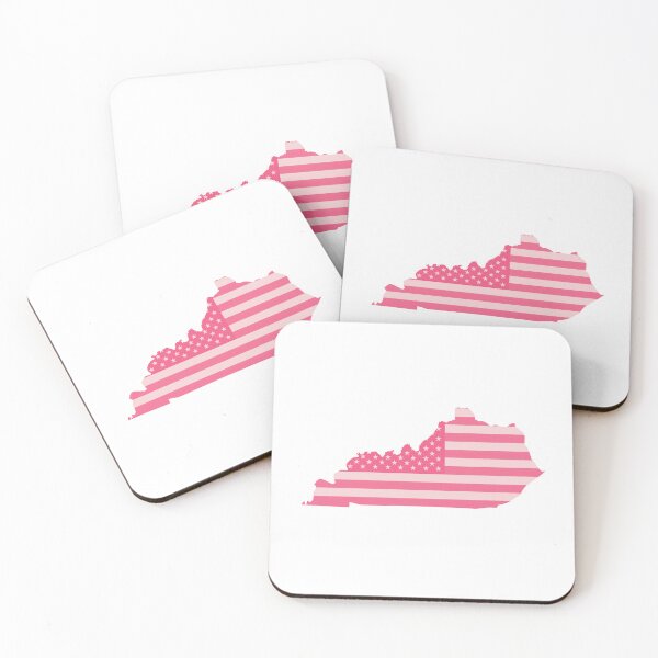 Item preview, kentucky State Pop Pink Stars & Stripes – Trendy Pink designed and sold by Paper Drip.
