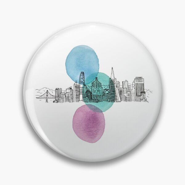 Item preview, San Francisco Skyline designed and sold by Potluck Art Co.