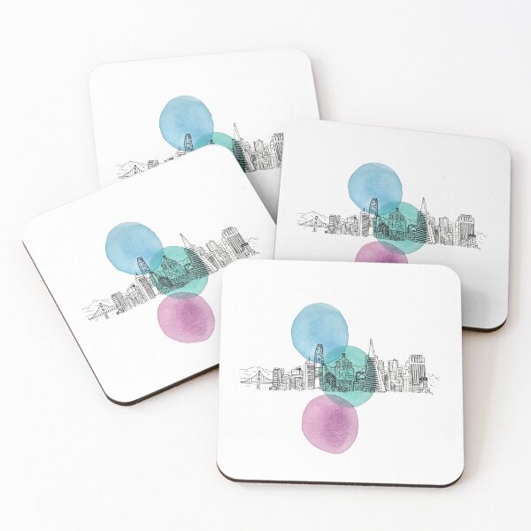 Item preview, San Francisco Skyline designed and sold by Potluck Art Co.
