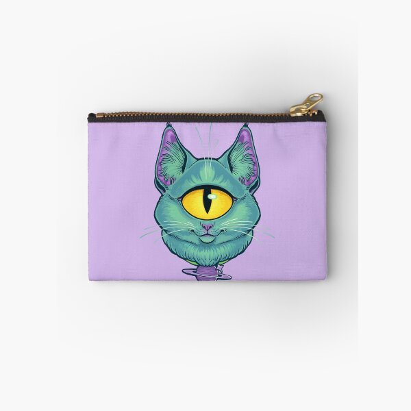 Item preview, ALIEN CAT CYCLOPS - Blue designed and sold by thoughtsupnorth.