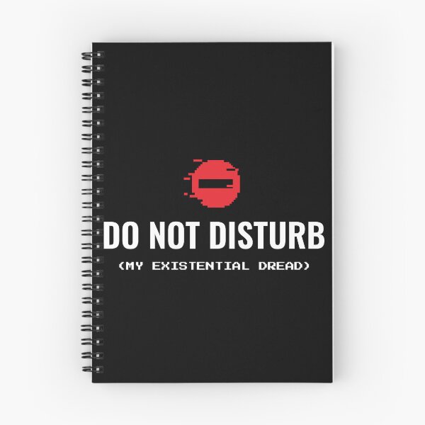 Item preview, Do Not Disturb My Existential Dread | Minimalist Glitch Core Anti-Anxiety Shirt designed and sold by gfxpartner.