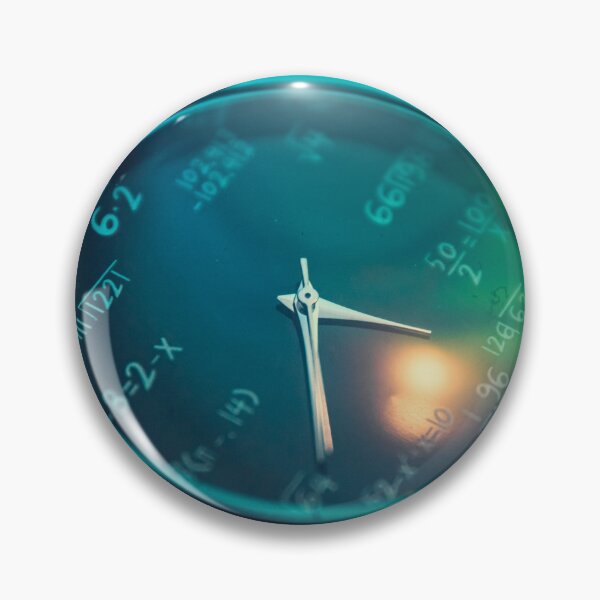 Item preview, Moody Math Watch Face Design with Teal and Gold Highlights designed and sold by MDB_Shop.