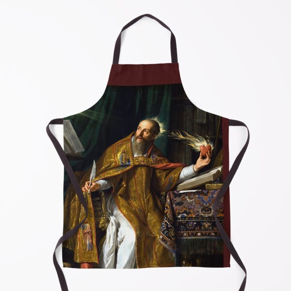 Item preview, Saint Augustine with Flaming Heart designed and sold by Jon-Baran.