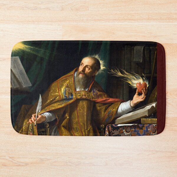 Item preview, Saint Augustine with Flaming Heart designed and sold by Jon-Baran.
