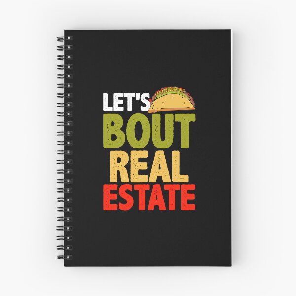 Item preview, Let’s Taco ’Bout Real Estate Shirt designed and sold by mkraftmatic62.