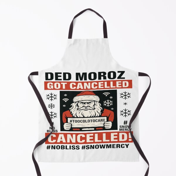 Item preview, Ded Moroz Got Cancelled | Satirical Holiday Mugshot Streetwear Design designed and sold by POD DYNASTY | Original Print On Demand T-Shirt Graphics.