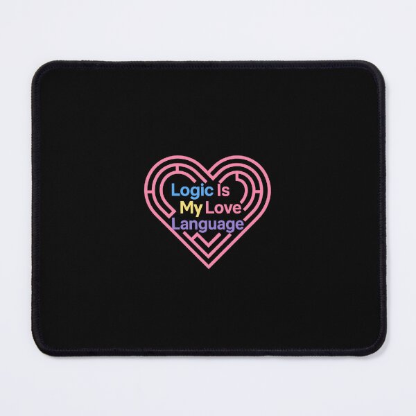 Item preview, Copy of Logic Is my love language; Nerd love Geek romance Analytical mind Smart love Puzzle aesthetic Clever shirt Love and logic designed and sold by Galskap.