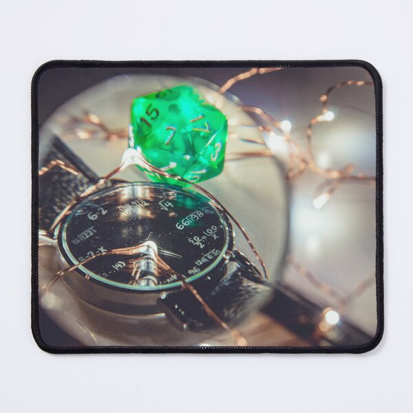 Item preview, Green D20 Dice and Mathematical Focus with Copper Lights designed and sold by MDB_Shop.
