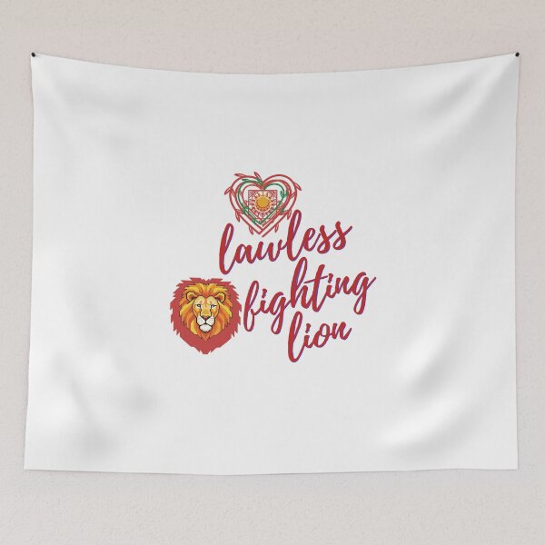 Item preview, lawless fighting lion designed and sold by OSBS-ART.