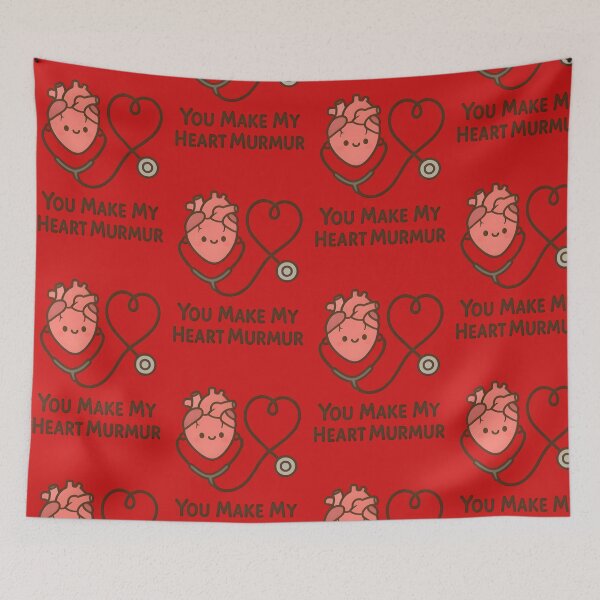 Item preview, You Make My Heart Murmur – Funny Vet & Medical Love Design designed and sold by Bettybee00.