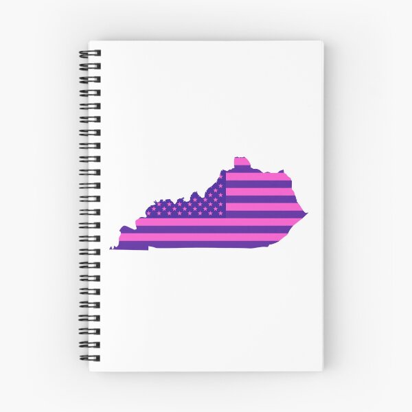 Item preview, Kentucky Pop Pink State Flag – Modern Fun Colors designed and sold by Paper Drip.