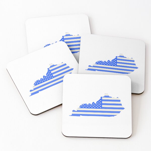 Item preview, kentucky Stars & Stripes State Silhouette – Classic Americana designed and sold by Paper Drip.