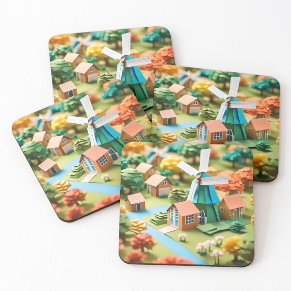 Item preview, Origami Art - Windmill Retreat: A Quaint B&B in the Countryside designed and sold by ArtfulFolds.