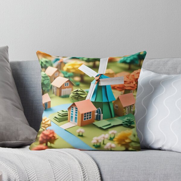 Item preview, Origami Art - Windmill Retreat: A Quaint B&B in the Countryside designed and sold by ArtfulFolds.