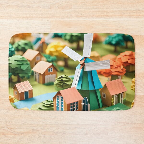 Item preview, Origami Art - Windmill Retreat: A Quaint B&B in the Countryside designed and sold by ArtfulFolds.