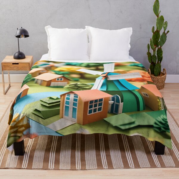 Item preview, Origami Art - Windmill Retreat: A Quaint B&B in the Countryside designed and sold by ArtfulFolds.