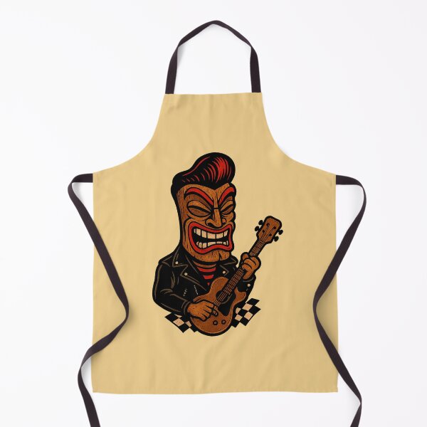 Item preview, Tiki Rockabilly Guitar Rocker Greaser Kustom Kulture designed and sold by Retroaugogo.