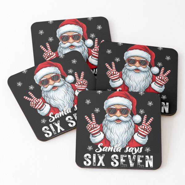 Item preview, Funny Santa Says SIX SEVEN Meme designed and sold by VETRO⭐.