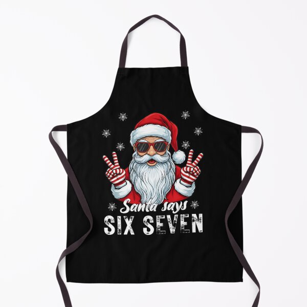 Item preview, Funny Santa Says SIX SEVEN Meme designed and sold by VETRO⭐.