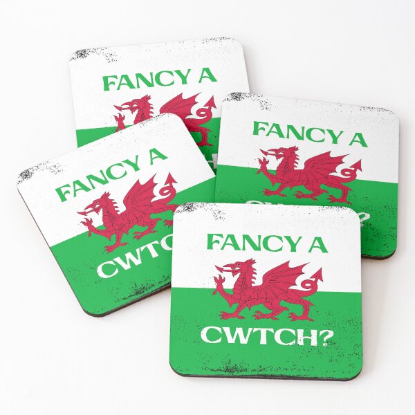Item preview, Welsh Red Dragon - Fancy a Cwtch? (Vintage Style) designed and sold by Designs by Jesabee.
