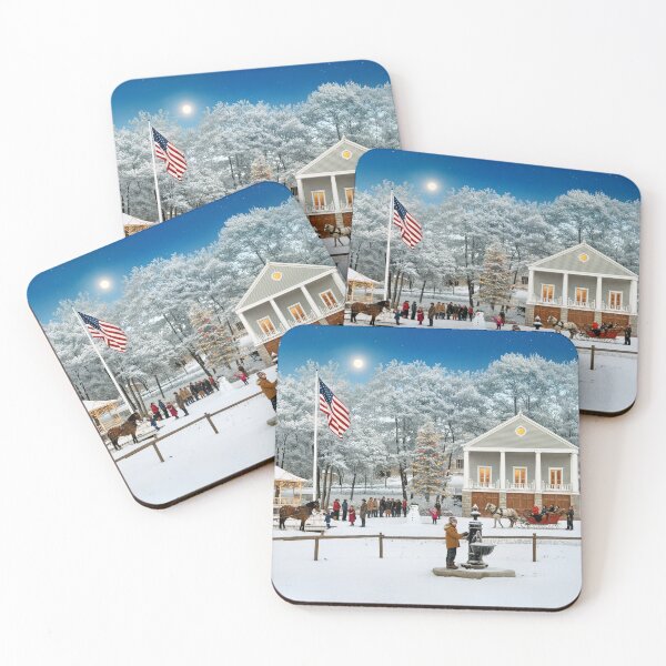 Item preview, Magical Winter Festival with Sleigh Rides & Holiday Cheer designed and sold by plugsnpixels.