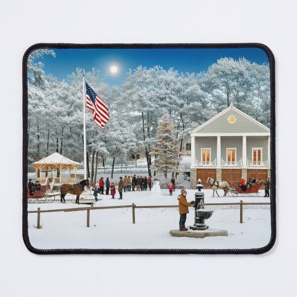 Item preview, Magical Winter Festival with Sleigh Rides & Holiday Cheer designed and sold by plugsnpixels.