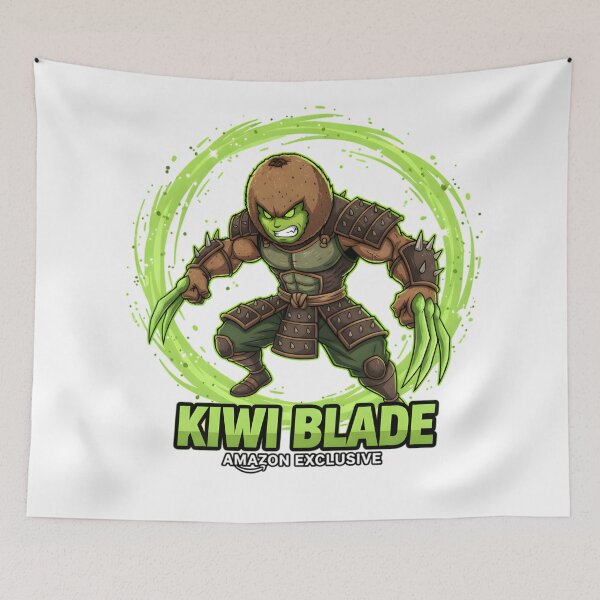 Item preview, Kiwi Blade Furious Warrior Mascot – Anime Fruit Fighter designed and sold by YASS@.