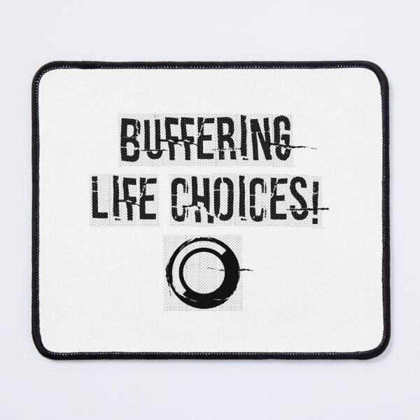 Item preview, Buffering Life Choices | Retro Lo-Fi Graphic Tee | Millennial & Gen Z Humor designed and sold by gfxpartner.