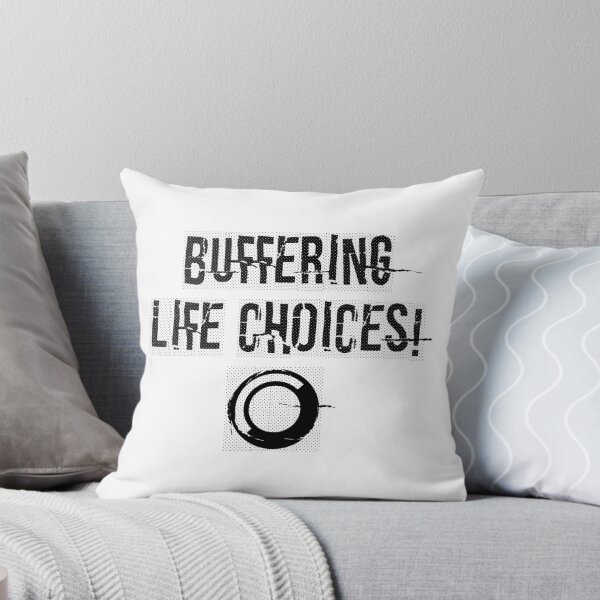 Item preview, Buffering Life Choices | Retro Lo-Fi Graphic Tee | Millennial & Gen Z Humor designed and sold by gfxpartner.