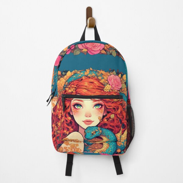 Item preview, Une femme serpent parmi des plantes fantastiques. designed and sold by Natalia-Vlad.