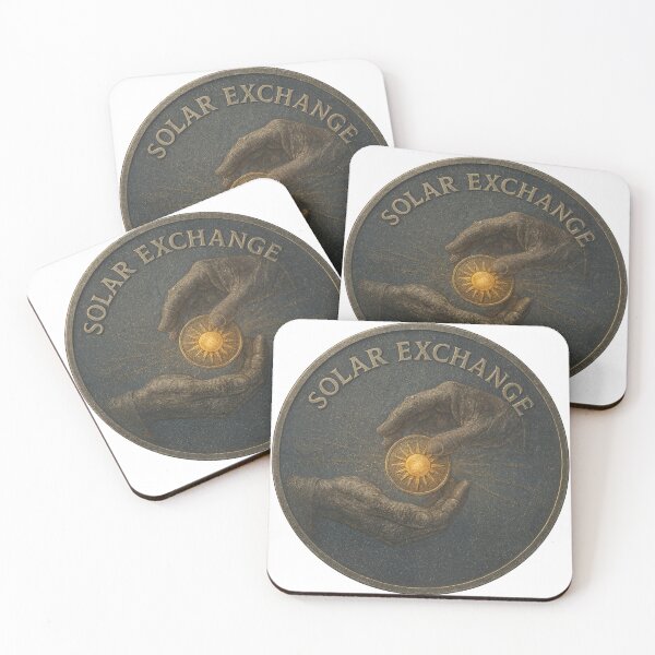 Item preview, Concept coin shows Solar Exchange inscription and hands with sun medallion designed and sold by Creative88Art.