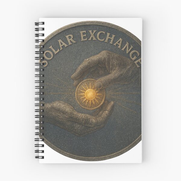 Item preview, Concept coin shows Solar Exchange inscription and hands with sun medallion designed and sold by Creative88Art.