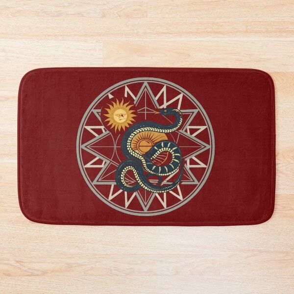 Item preview, Snake coiled around sun disk , rebirth symbolism  designed and sold by Lucky 777.