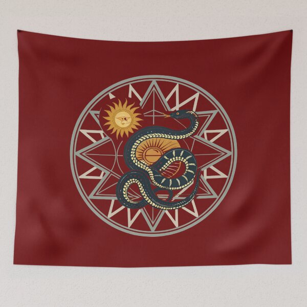 Item preview, Snake coiled around sun disk , rebirth symbolism  designed and sold by Lucky 777.