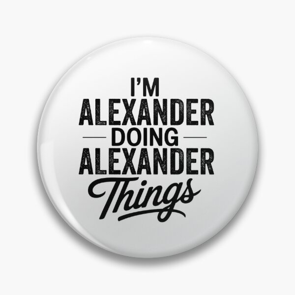 Artikelvorschau, Ich bin Alexander und mache Alexander-Dinge entworfen und verkauft von Oussinc.