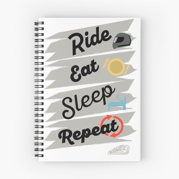 Item preview, Ride, Eat, Sleep, Repeat designed and sold by WantedSupplyCO.